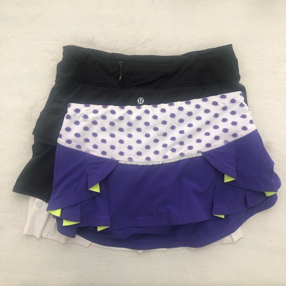 Lululemon Skirt Bundle 3 Skirts Size 4 - Picture 3 of 5